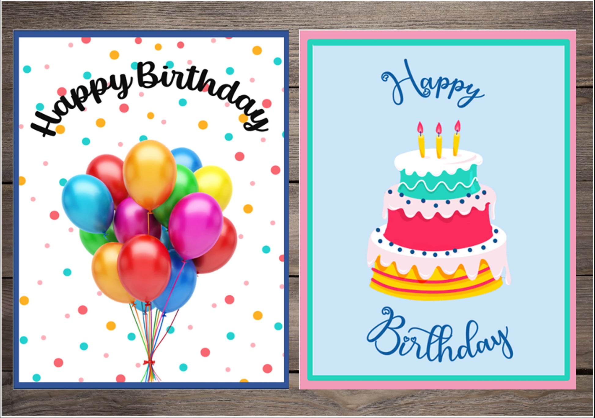Birthday Card Assortment #1 - Set of 10 or 20, bulk birthday cards, birthday card set, birthday cards, birthday card bundle