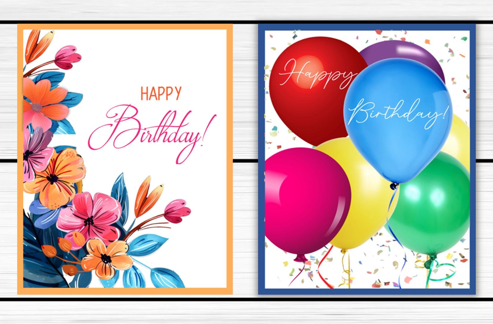 Birthday Card Assortment #5 - Set of 10 or 20, bulk birthday cards, birthday card set, birthday cards, birthday card bundle