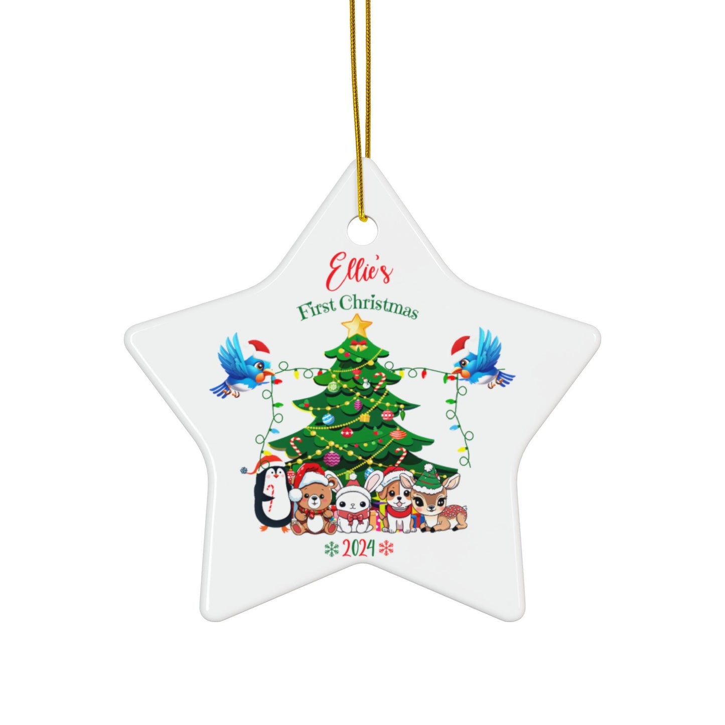 Baby's First Christmas Personalized Ornament, New Baby Ornament, Custom First Christmas Ornament, First Christmas as a Family
