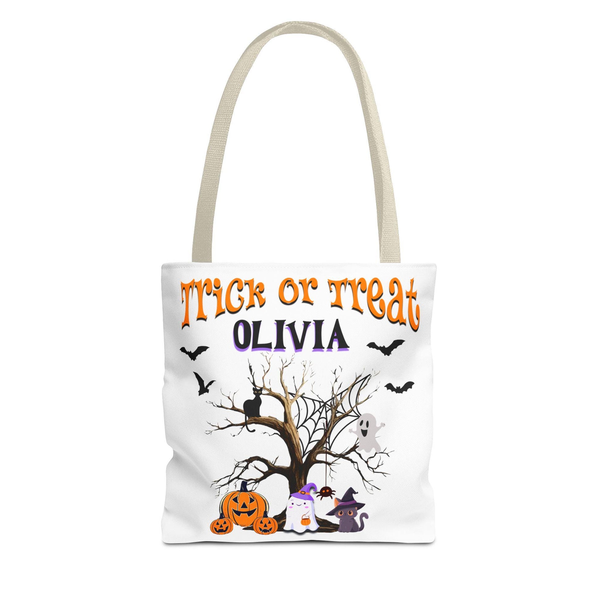Personalized Halloween Tote Bag - Trick or Treat