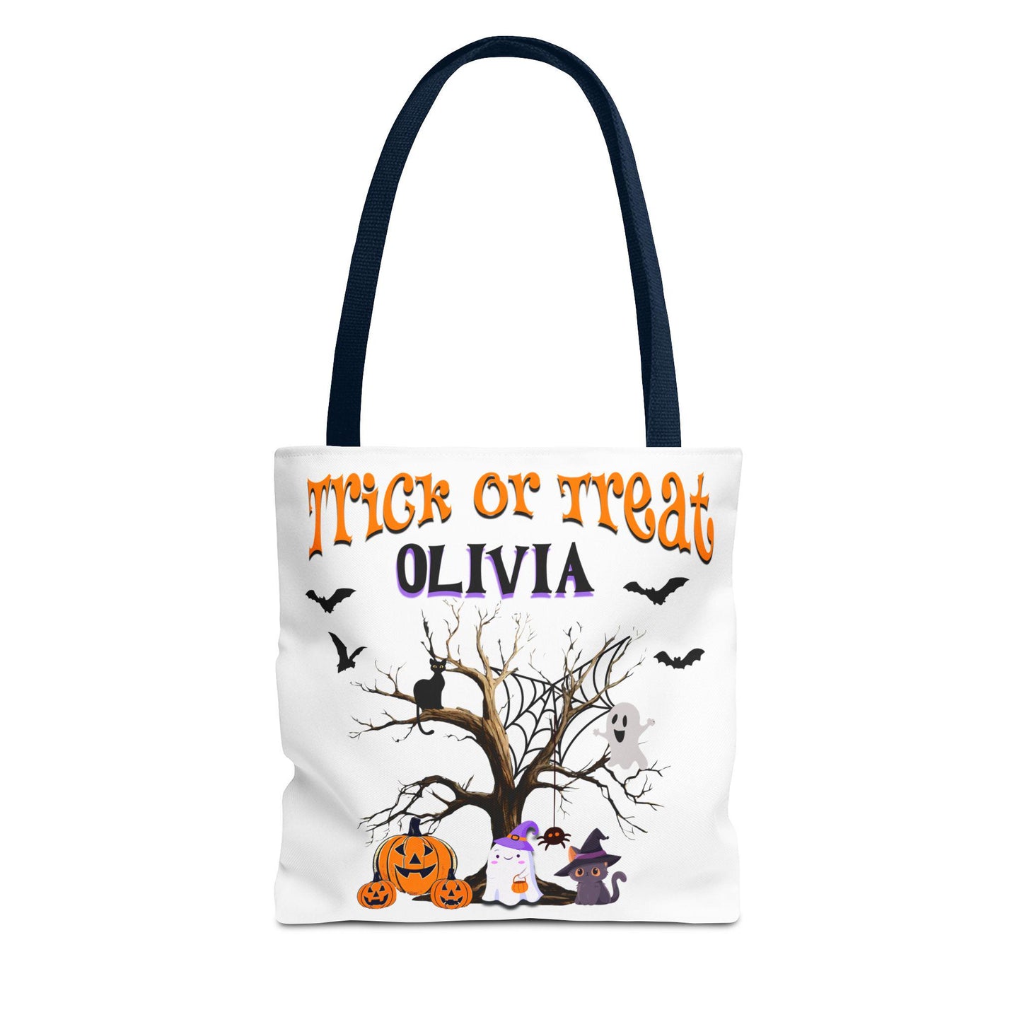 Personalized Halloween Tote Bag - Trick or Treat
