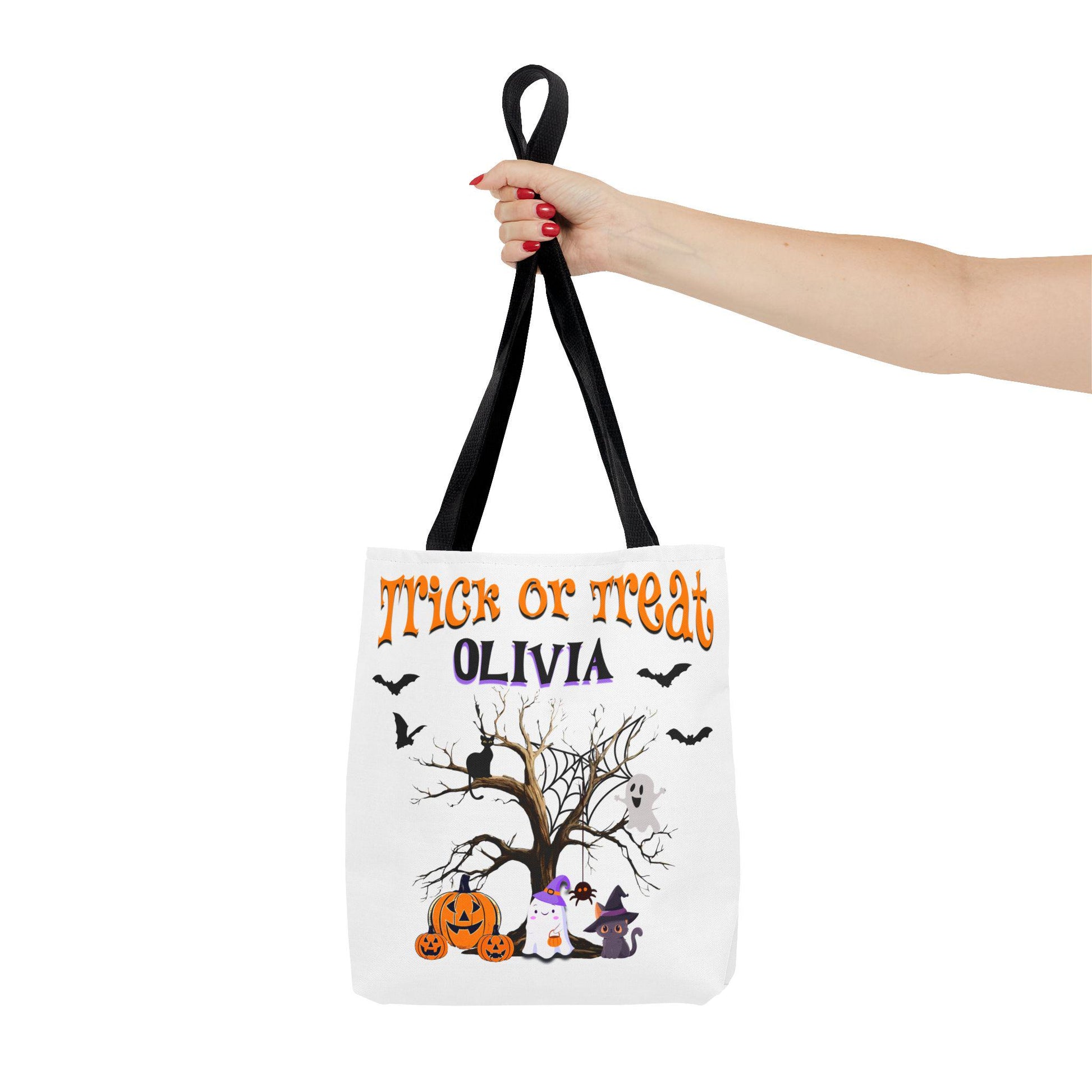 Personalized Halloween Tote Bag - Trick or Treat