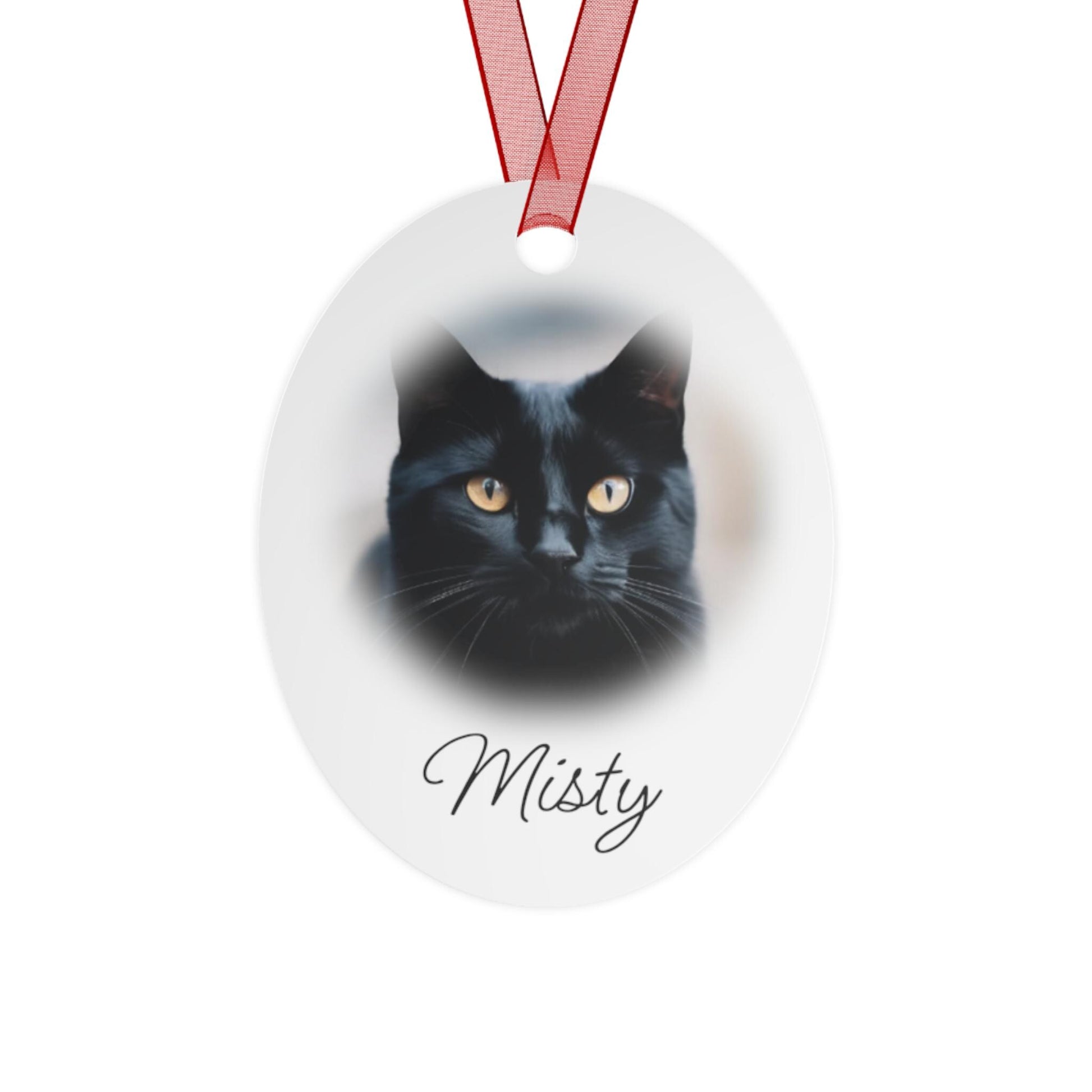 Personalized Cat Memorial Christmas Ornament