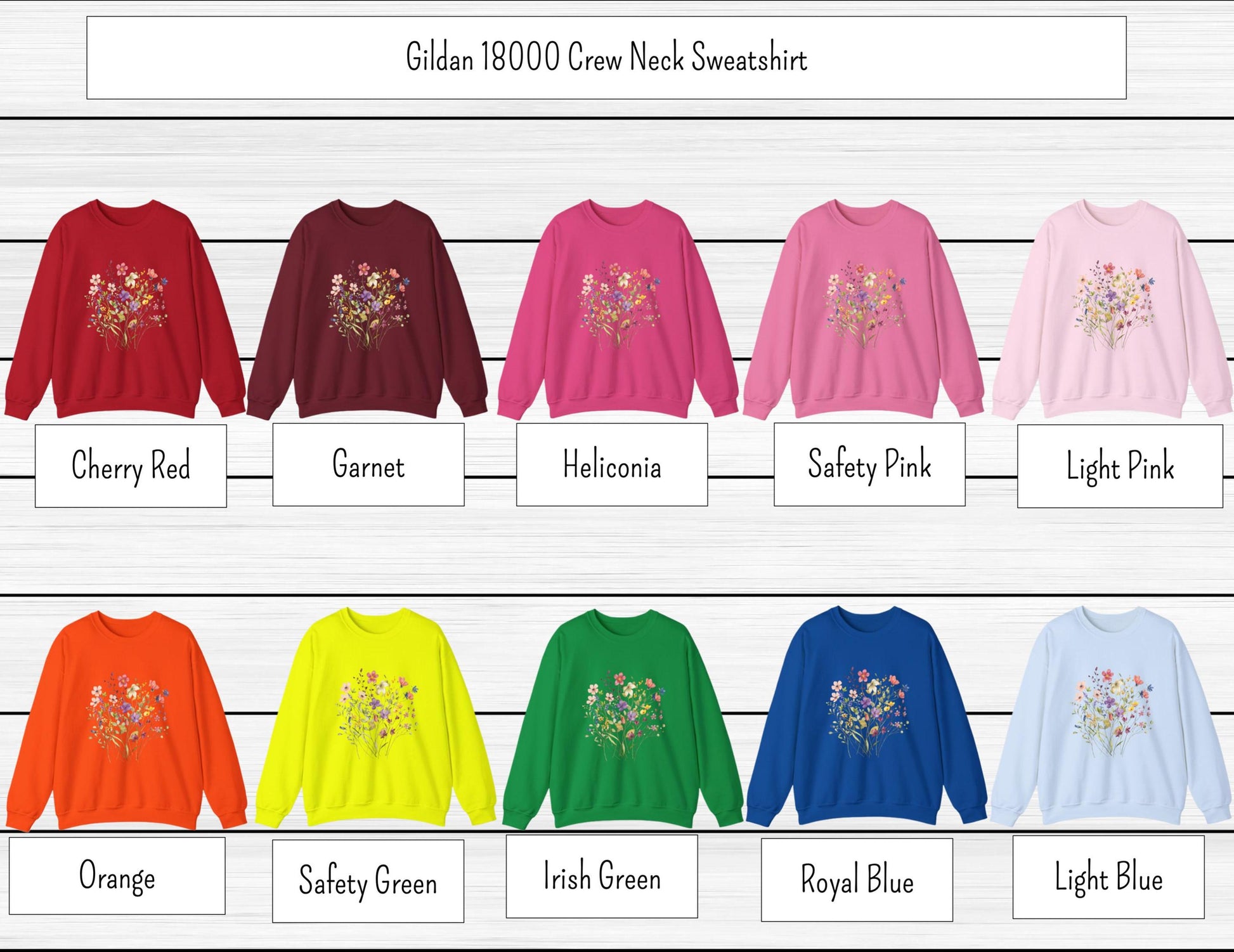 Wildflower Crewneck Sweatshirt