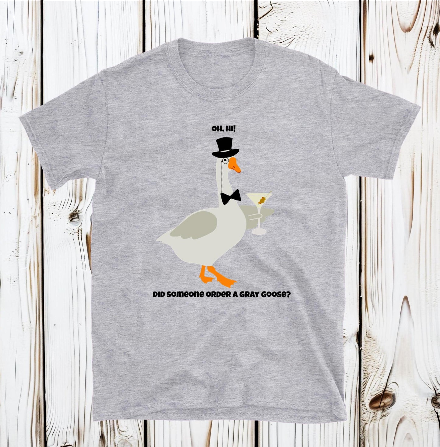 Funny Goose T-shirt, Funny Bird T-shirt, 'Silly Goose' T-shirt