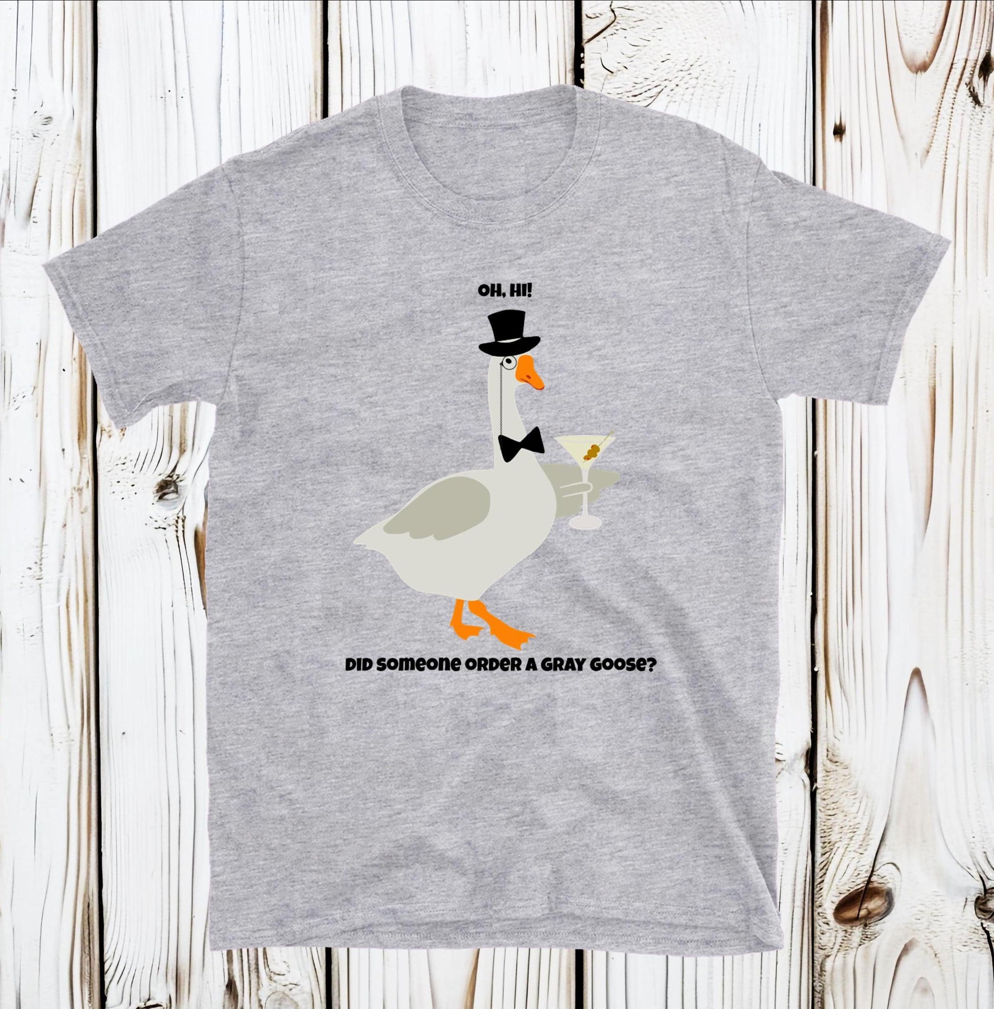 Funny Goose T-shirt, Funny Bird T-shirt, 'Silly Goose' T-shirt