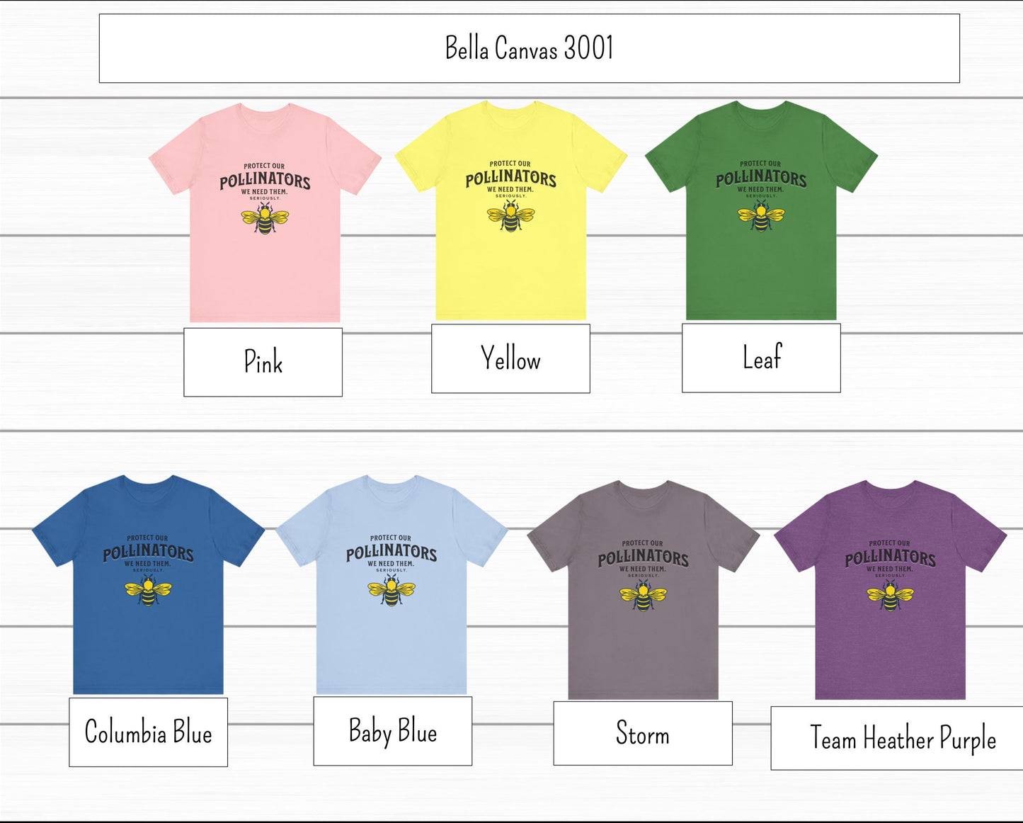 Protect our pollinators T-Shirt - Nature Conservation Shirt - Earth Day Apparel