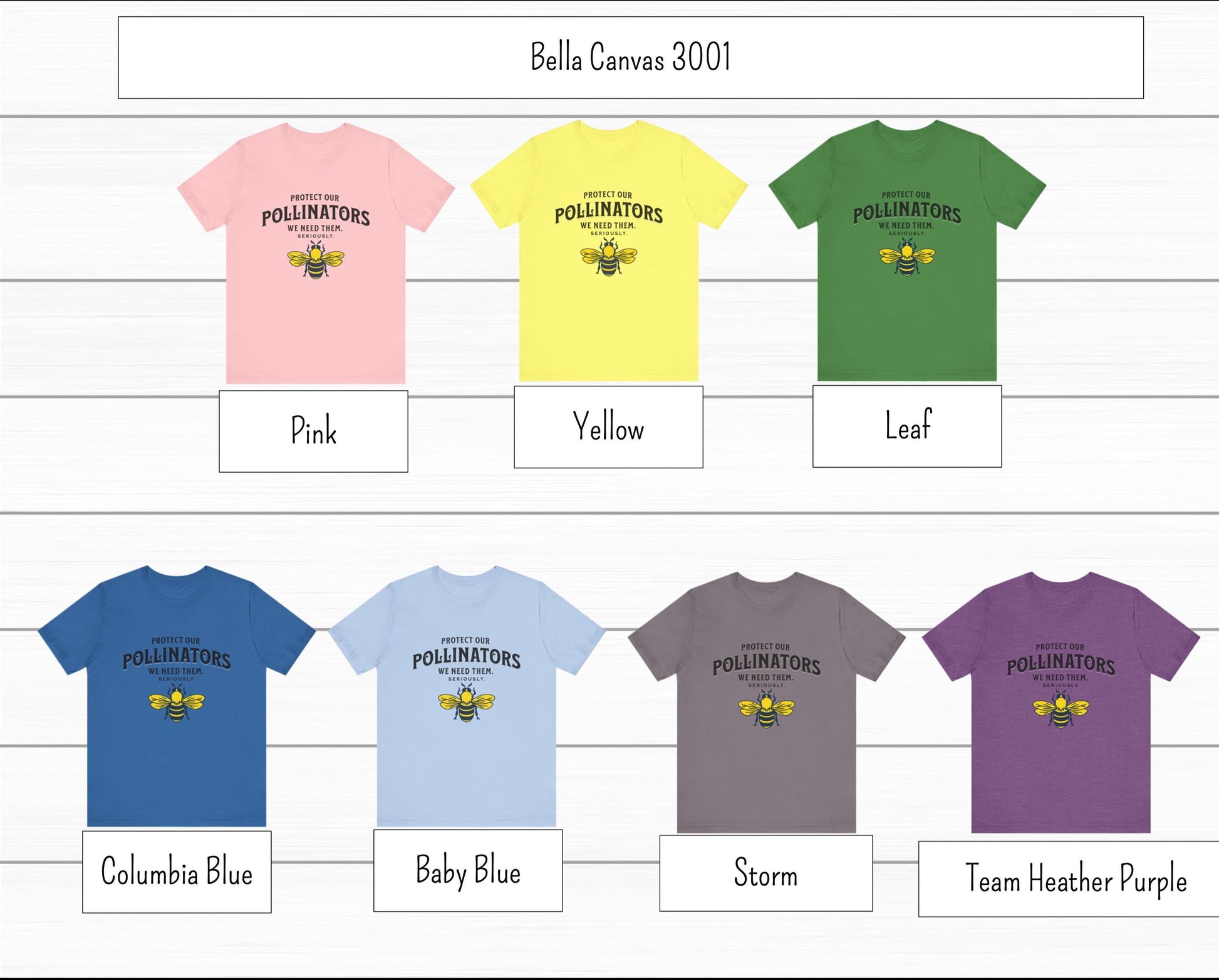 Protect our pollinators T-Shirt - Nature Conservation Shirt - Earth Day Apparel