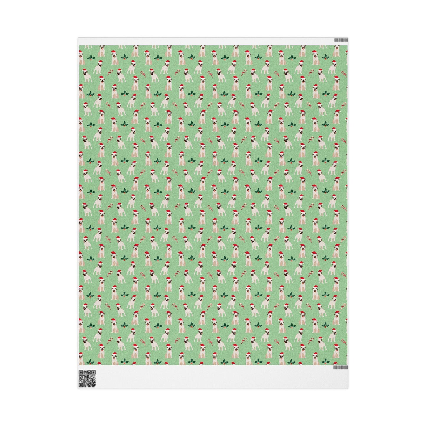 Christmas Pugs Wrapping Paper