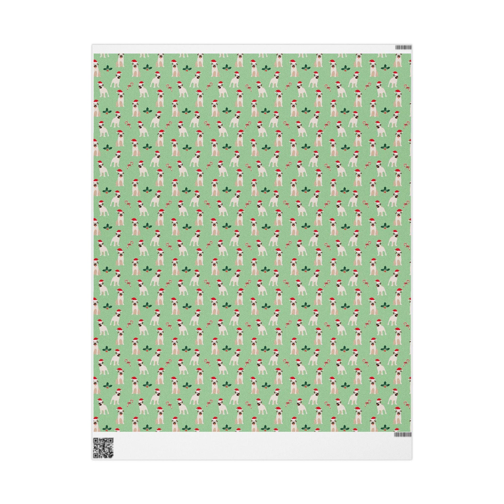 Christmas Pugs Wrapping Paper