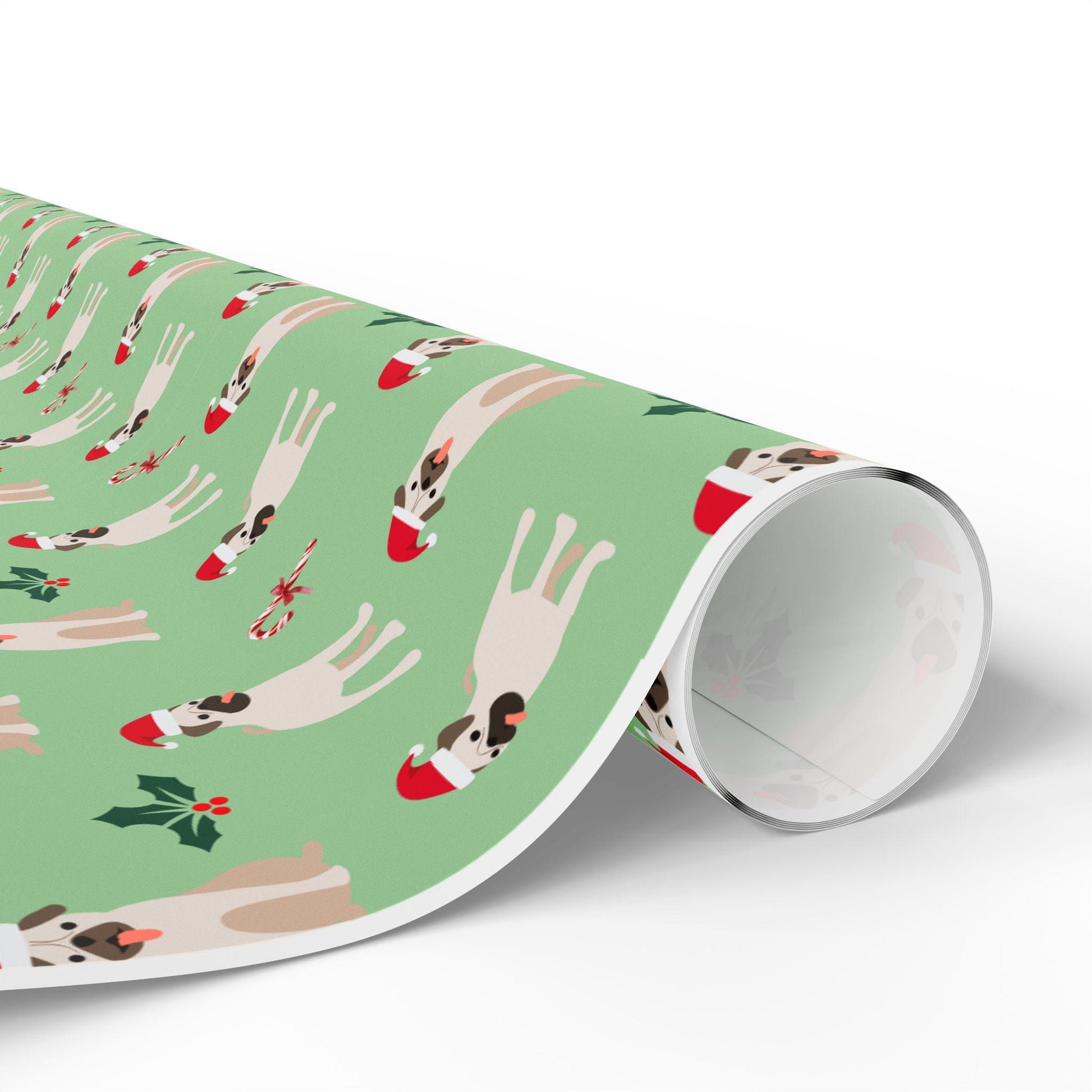 Christmas Pugs Wrapping Paper