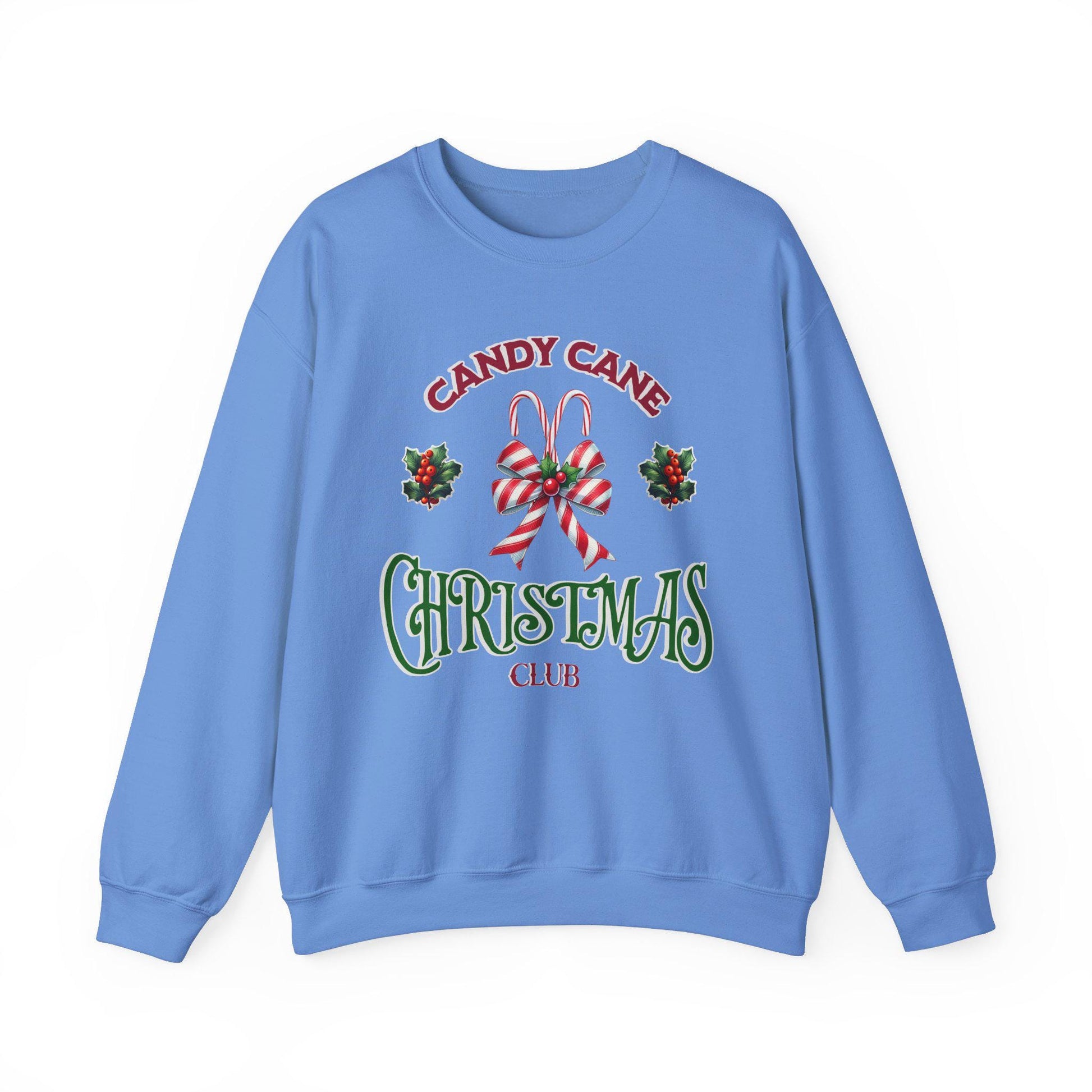 Candy Cane Christmas Club Sweatshirt - Fun Christmas Sweatshirt