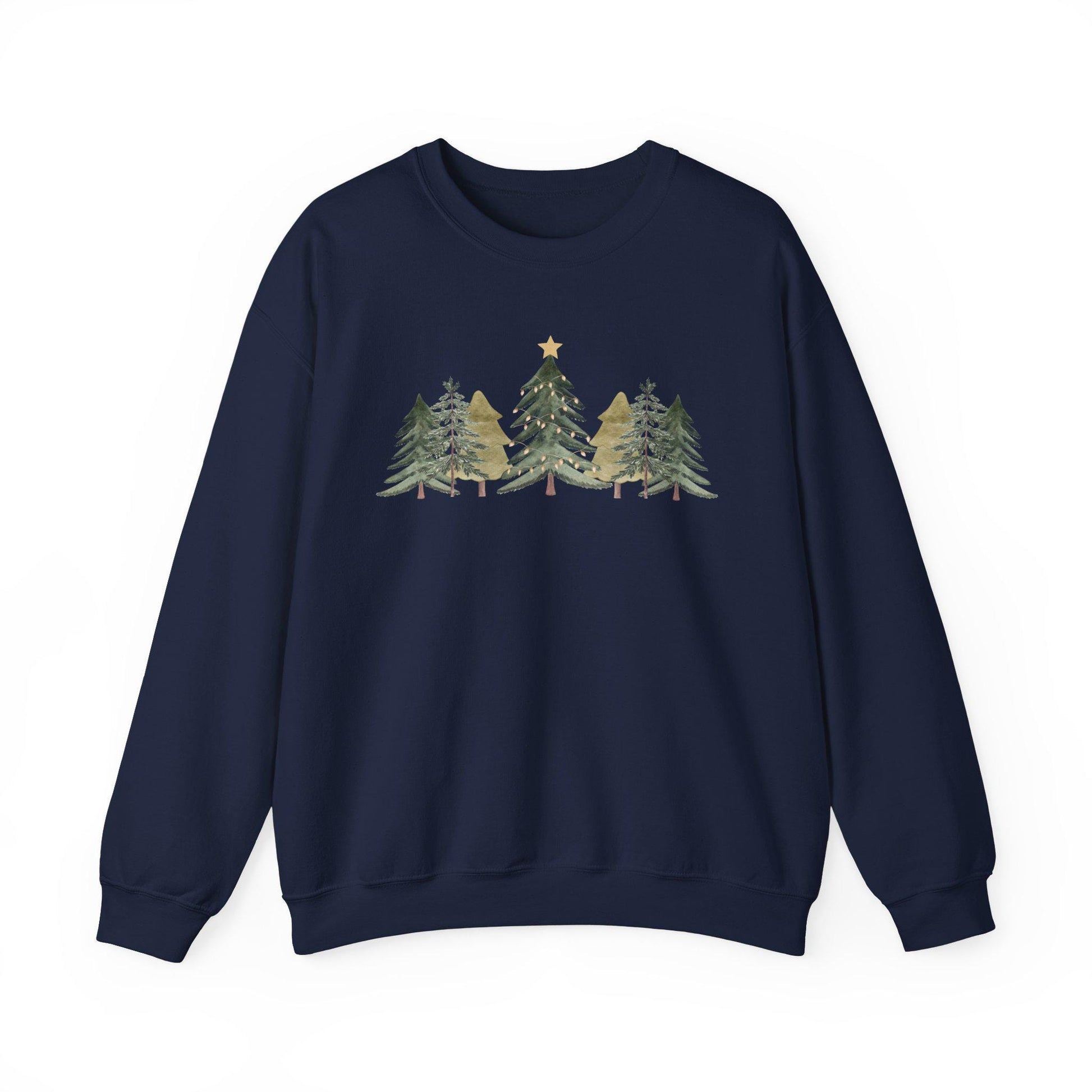 Christmas Holiday Pine Trees Sweatshirt