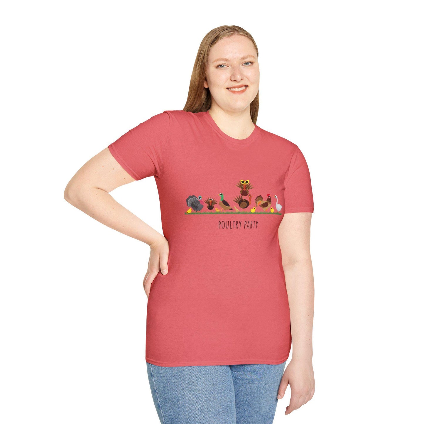 Poultry Party T-shirt - Funny Chicken T-shirt