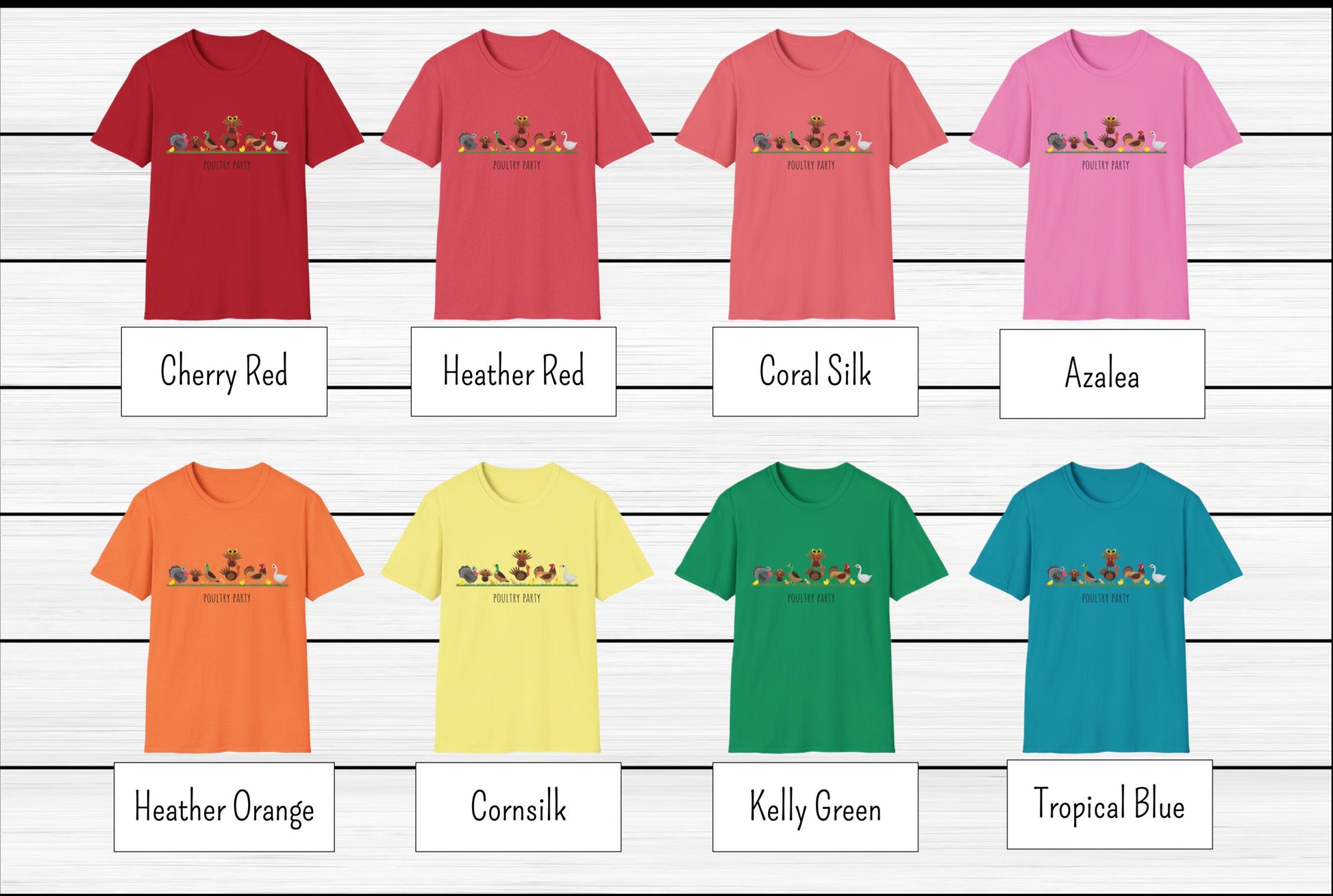 Poultry Party T-shirt - Funny Chicken T-shirt