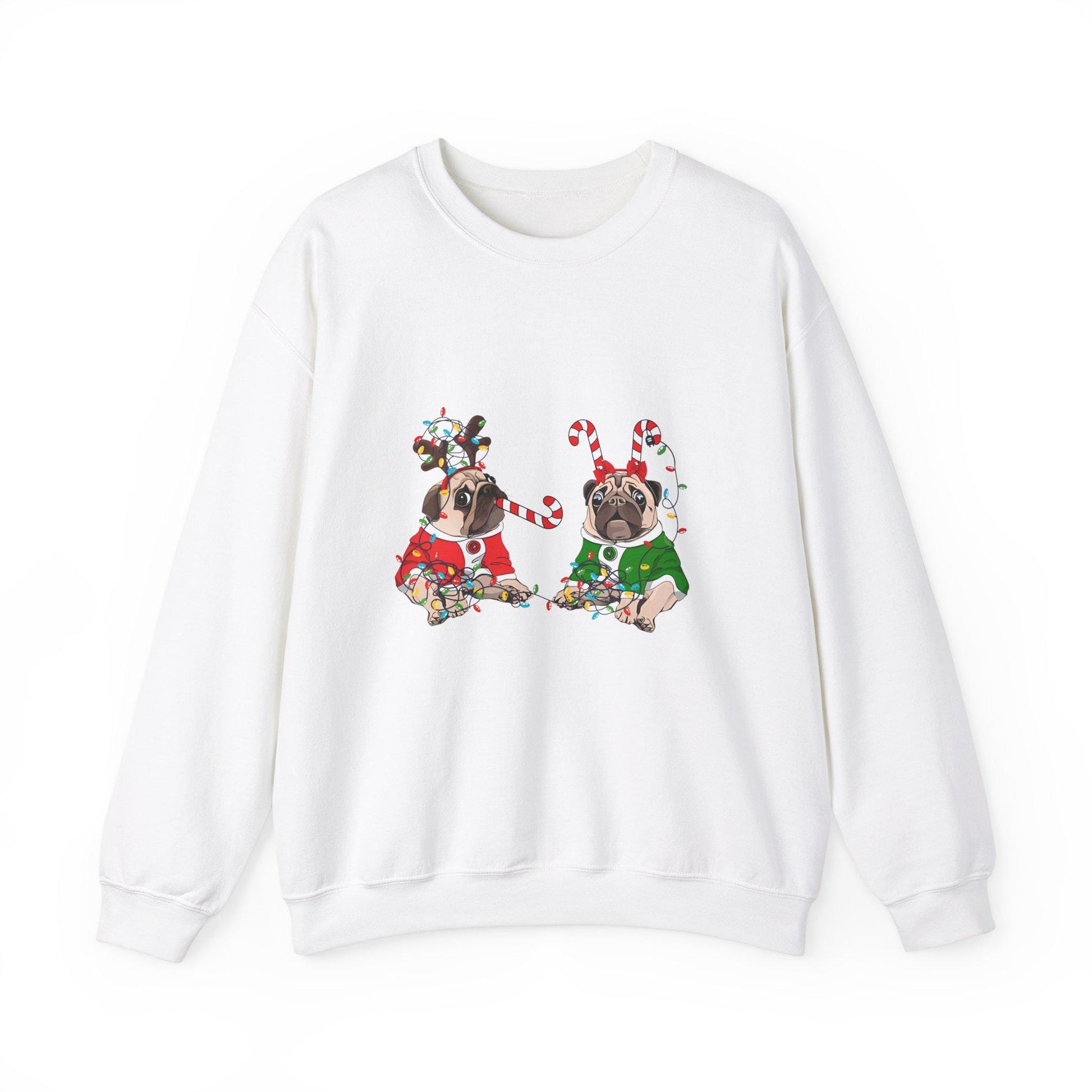 Christmas Pug Crewneck Sweatshirt - Funny Dog Sweatshirt