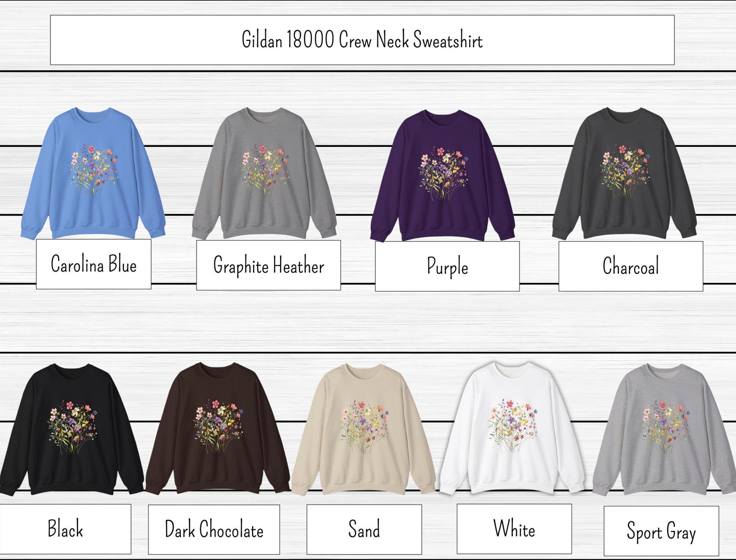 Wildflower Crewneck Sweatshirt