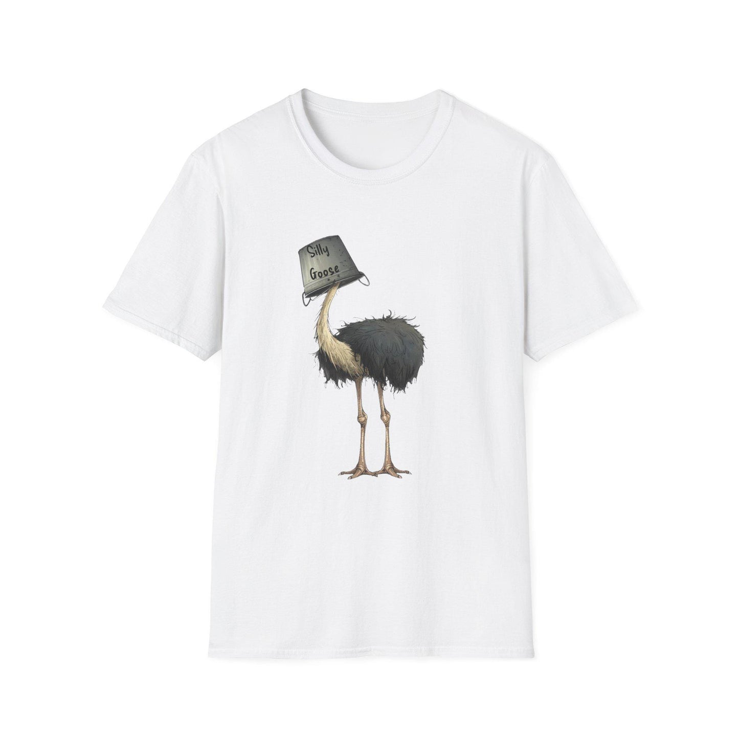 Funny Ostrich Softstyle Tee - 'Silly Goose" Tee