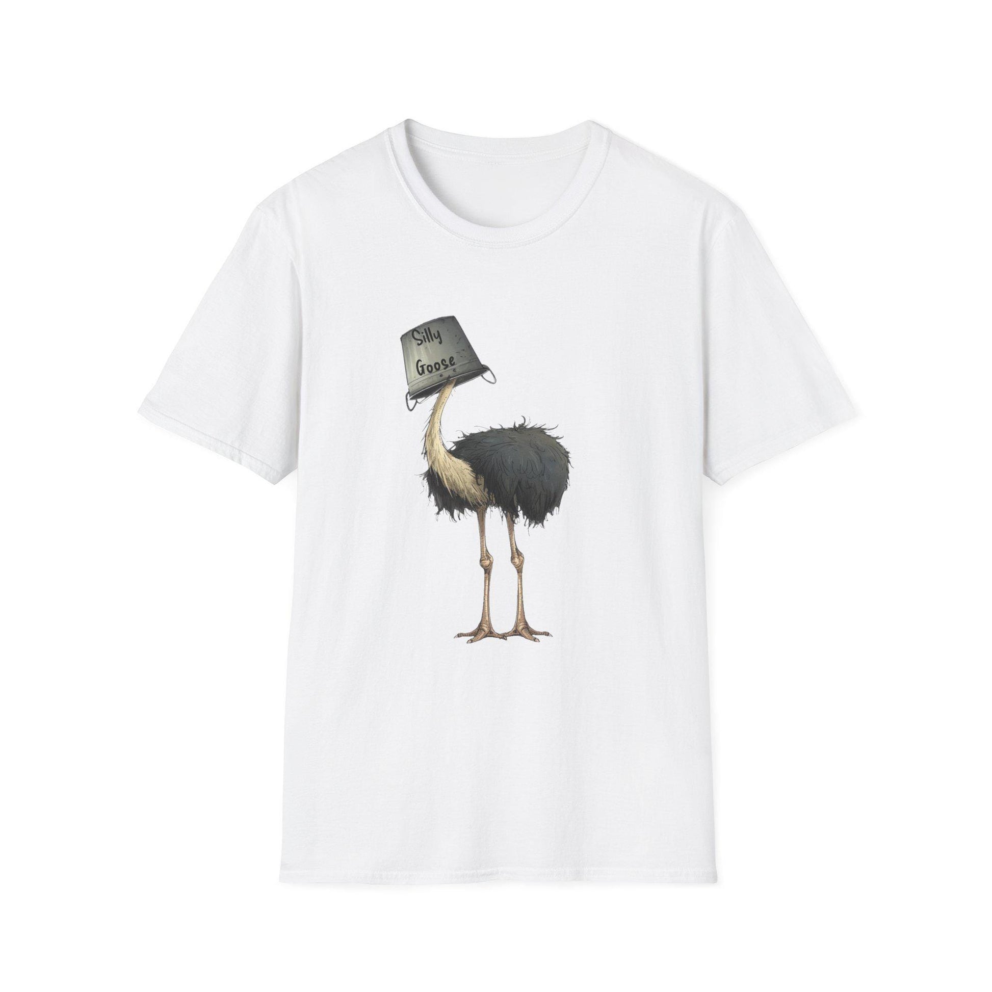 Funny Ostrich Softstyle Tee - 'Silly Goose" Tee