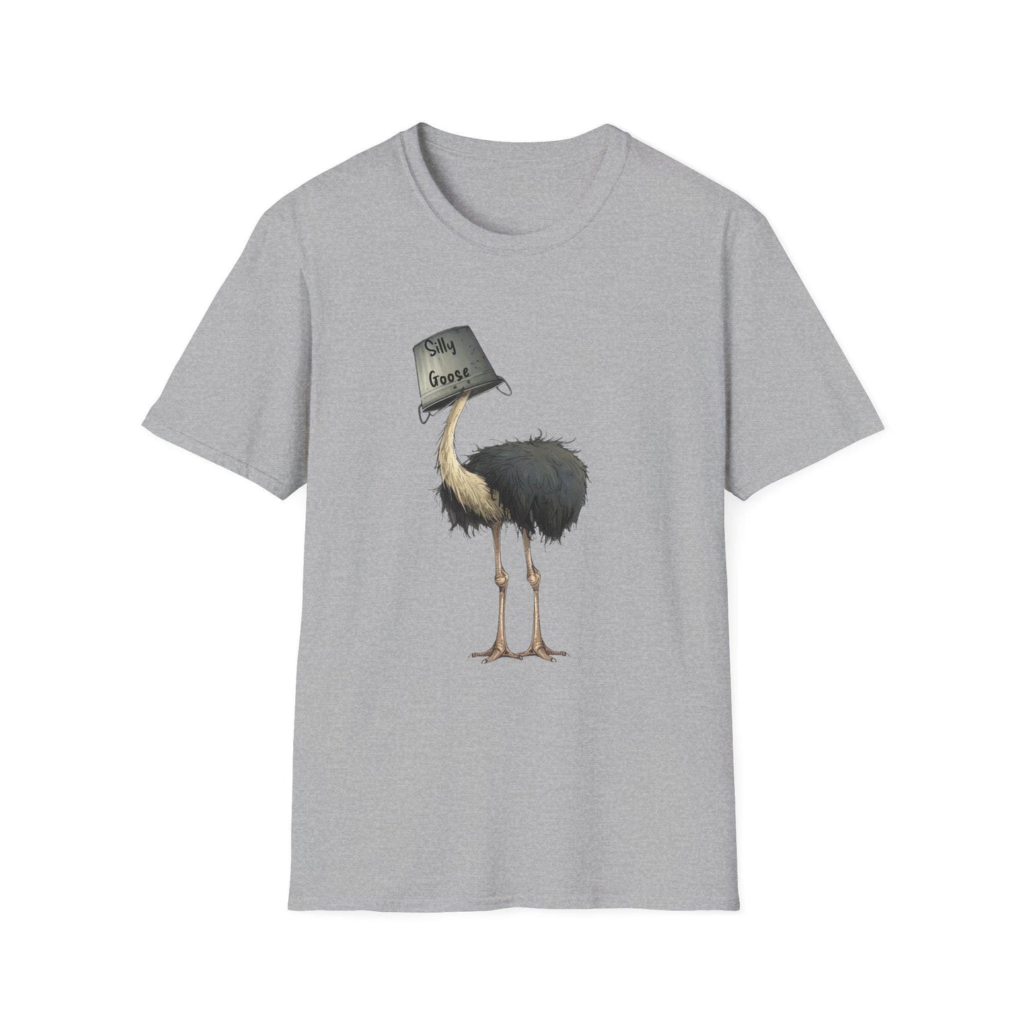 Funny Ostrich Softstyle Tee - 'Silly Goose" Tee