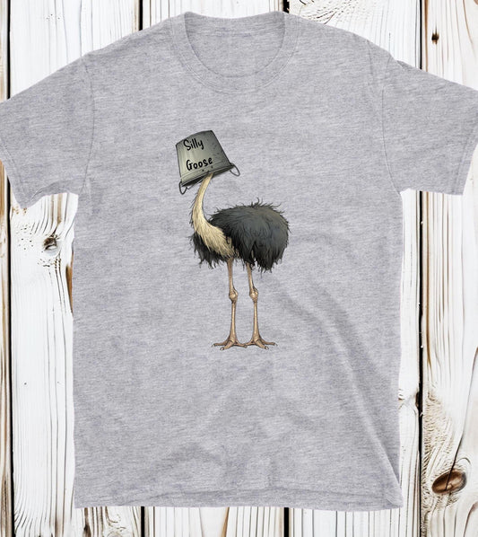 Funny Ostrich Softstyle Tee - 'Silly Goose" Tee