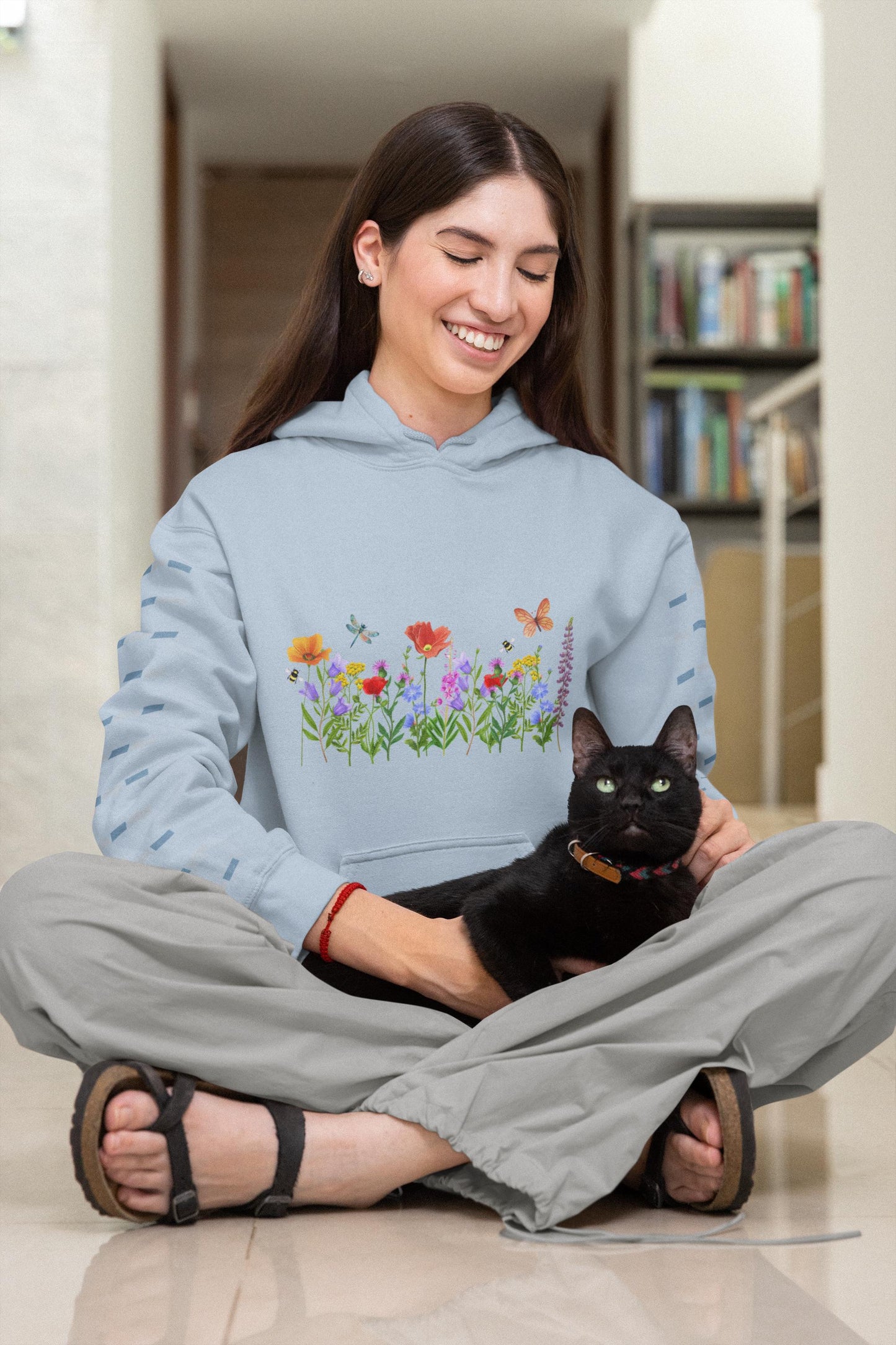 Wildflower Garden Hooded Sweatshirt