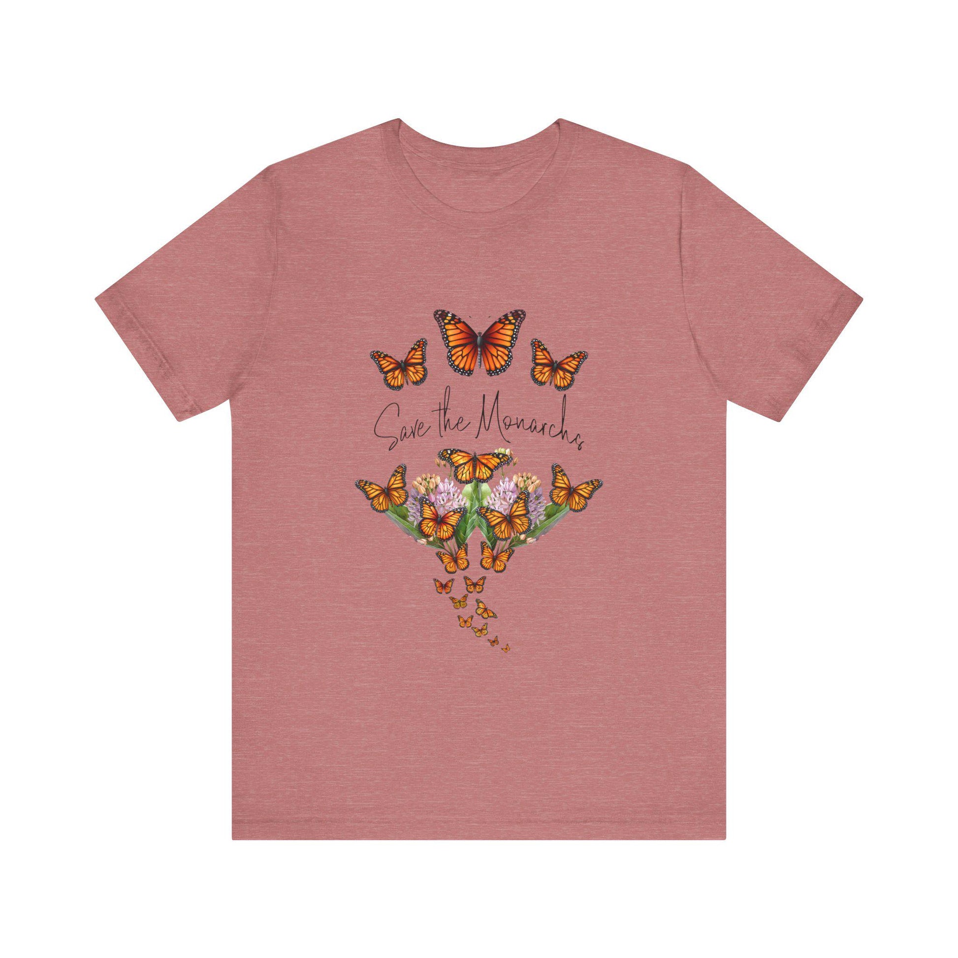 Monarch Butterfly Awareness Tee, Save the Monarchs Shirt, Plant Milkweed Tshirt, Endangered Species Awareness Top, Butterfly Lover Gift