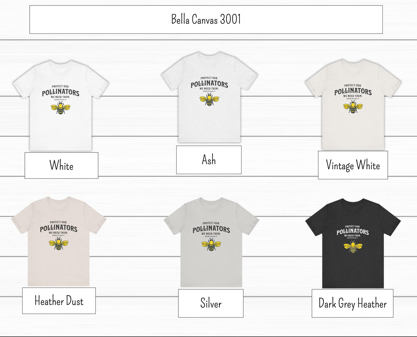 Protect our pollinators T-Shirt - Nature Conservation Shirt - Earth Day Apparel