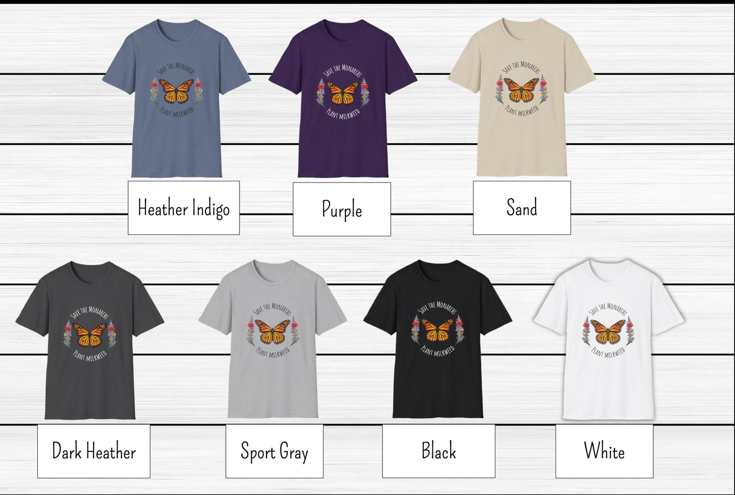 Monarch Butterfly T-shirt - Butterfly Conservation T-Shirt