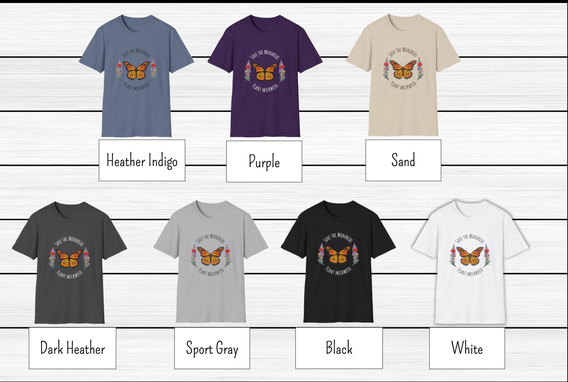 Monarch Butterfly T-shirt - Butterfly Conservation T-Shirt