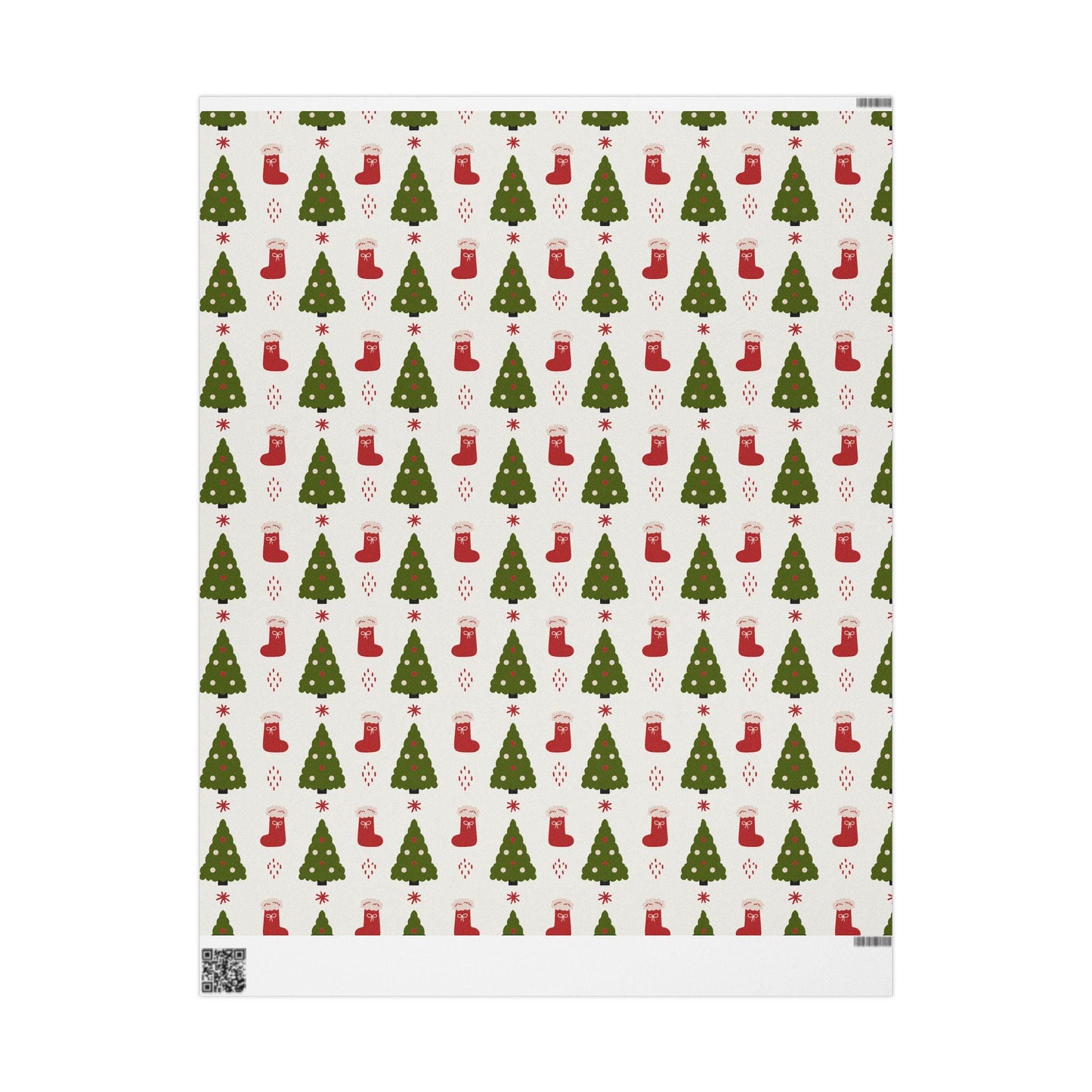 Christmas Wrapping Papers, Holiday Gift Wrap, Festive Present Wrap, Xmas Tree Gift Wrap, Stocking Wrapping Paper