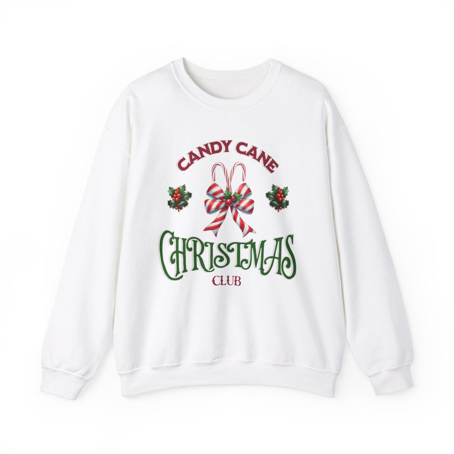 Candy Cane Christmas Club Sweatshirt - Fun Christmas Sweatshirt