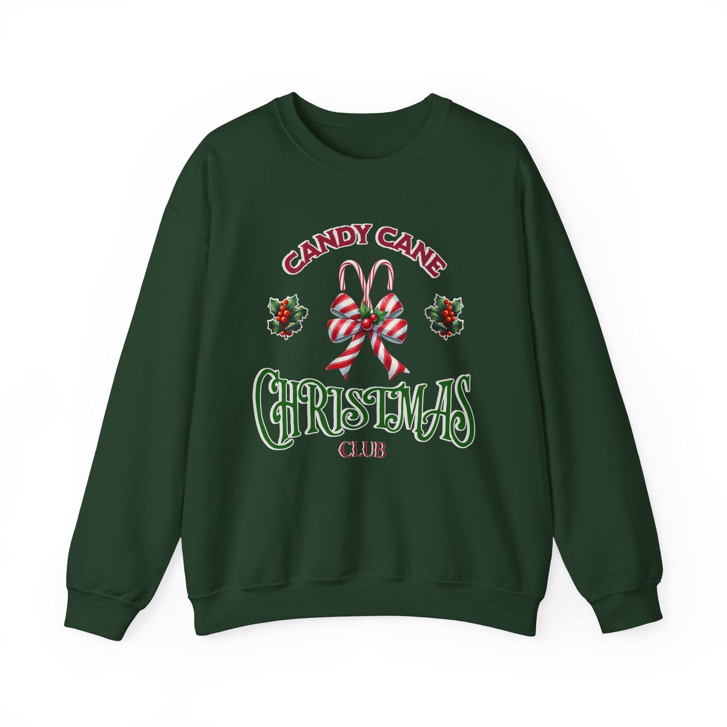 Candy Cane Christmas Club Sweatshirt - Fun Christmas Sweatshirt