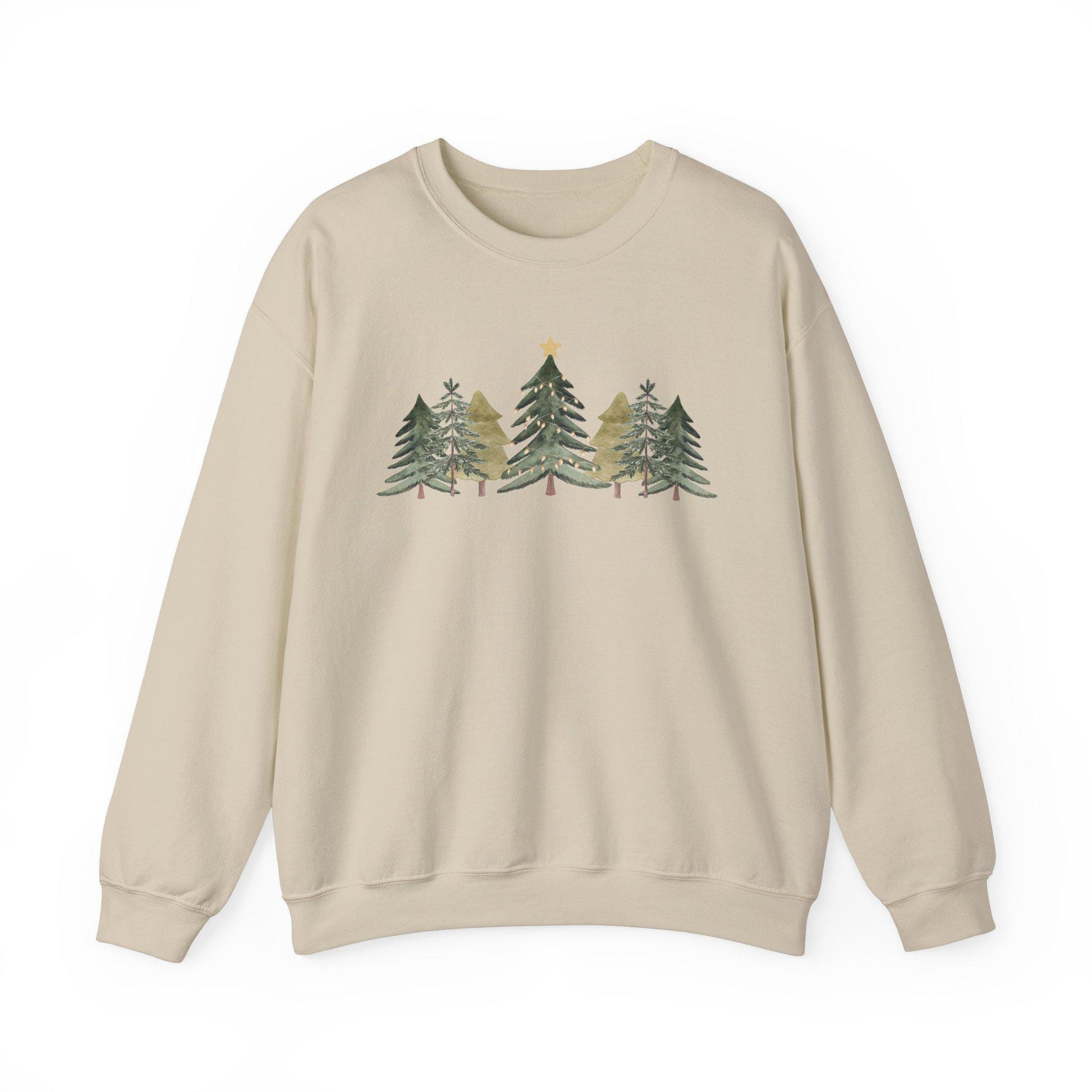 Christmas Holiday Pine Trees Sweatshirt