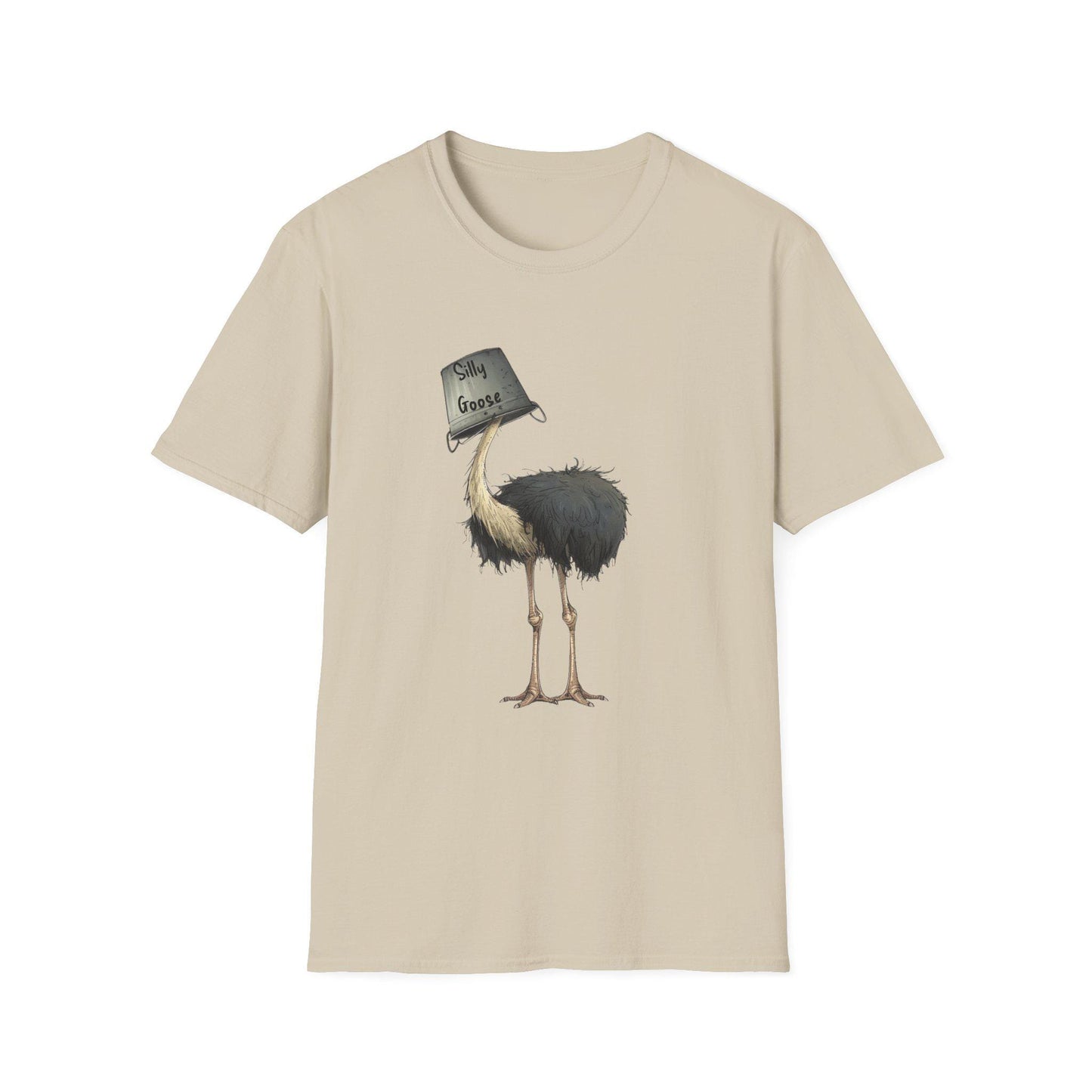 Funny Ostrich Softstyle Tee - 'Silly Goose" Tee