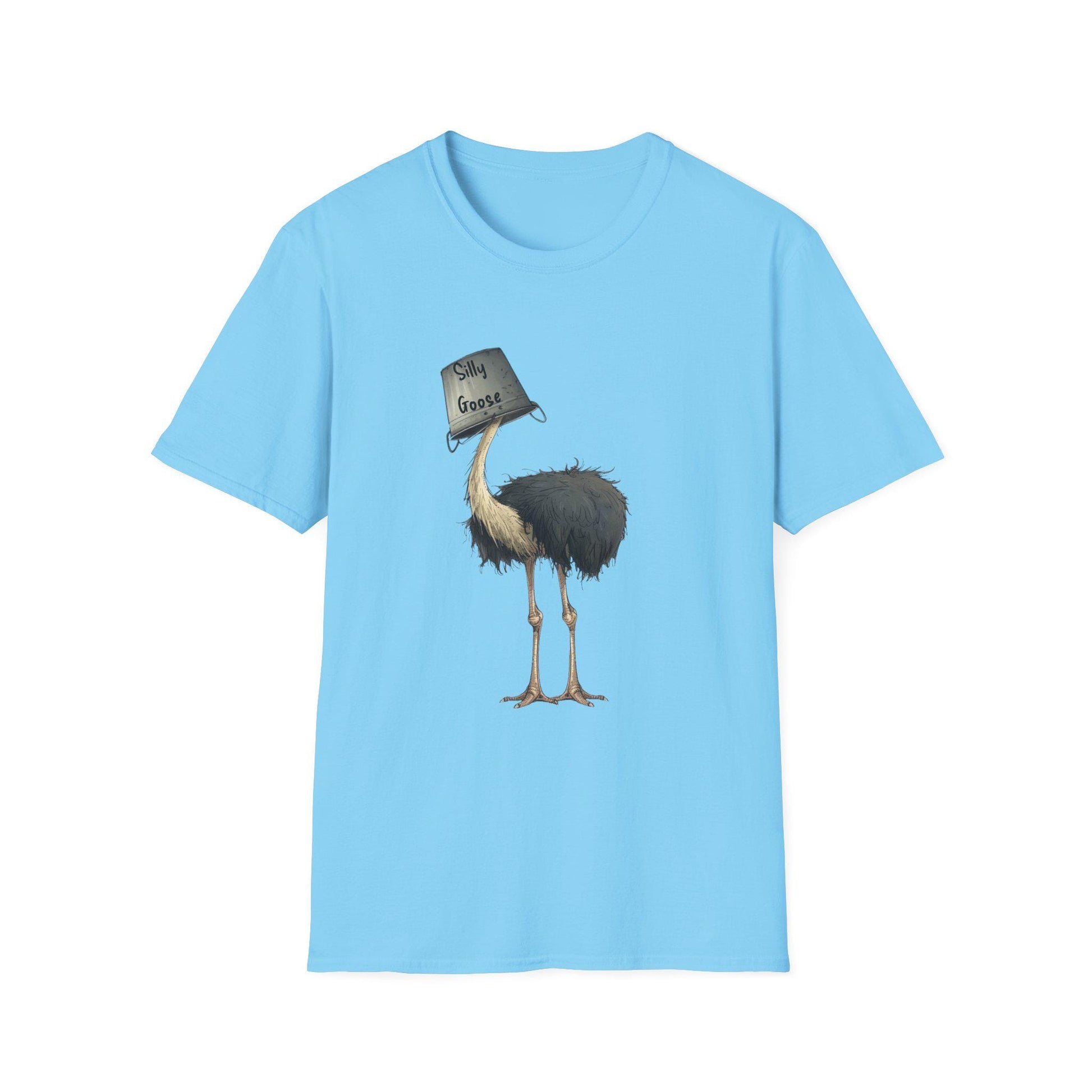 Funny Ostrich Softstyle Tee - 'Silly Goose" Tee