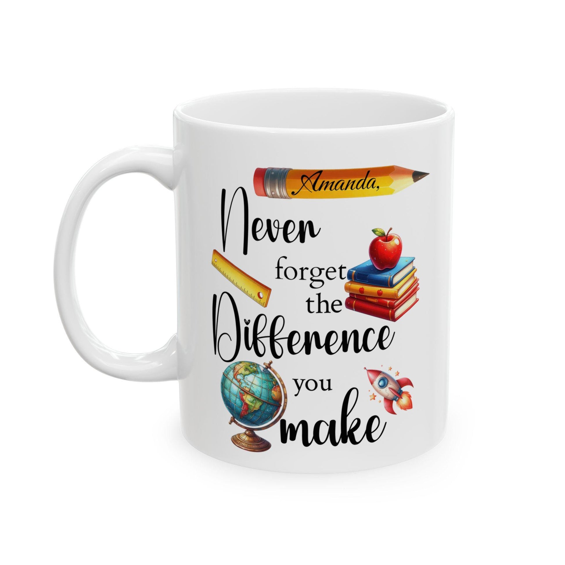 Personalized Teacher Gift - Ceramic Mug for Teachers