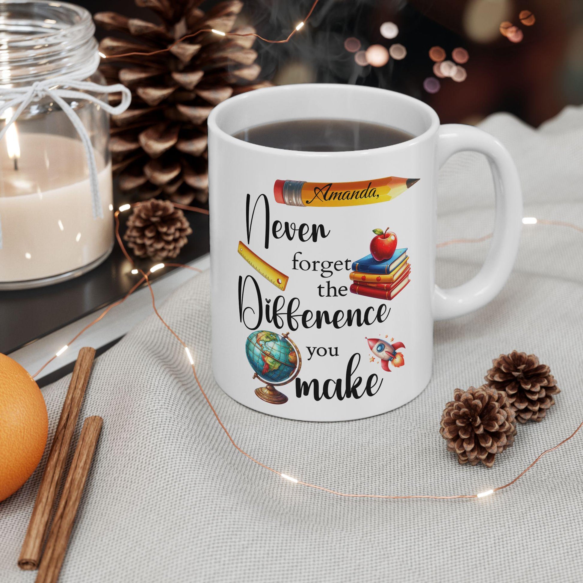 Personalized Teacher Gift - Ceramic Mug for Teachers