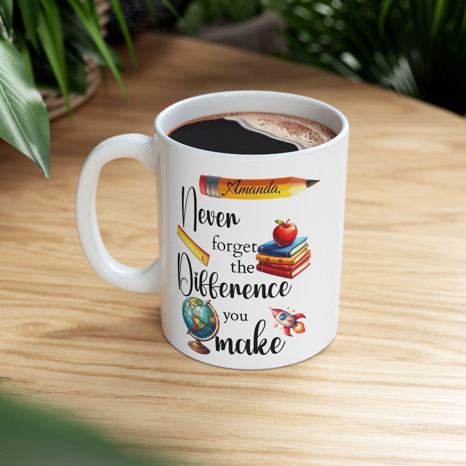 Personalized Teacher Gift - Ceramic Mug for Teachers