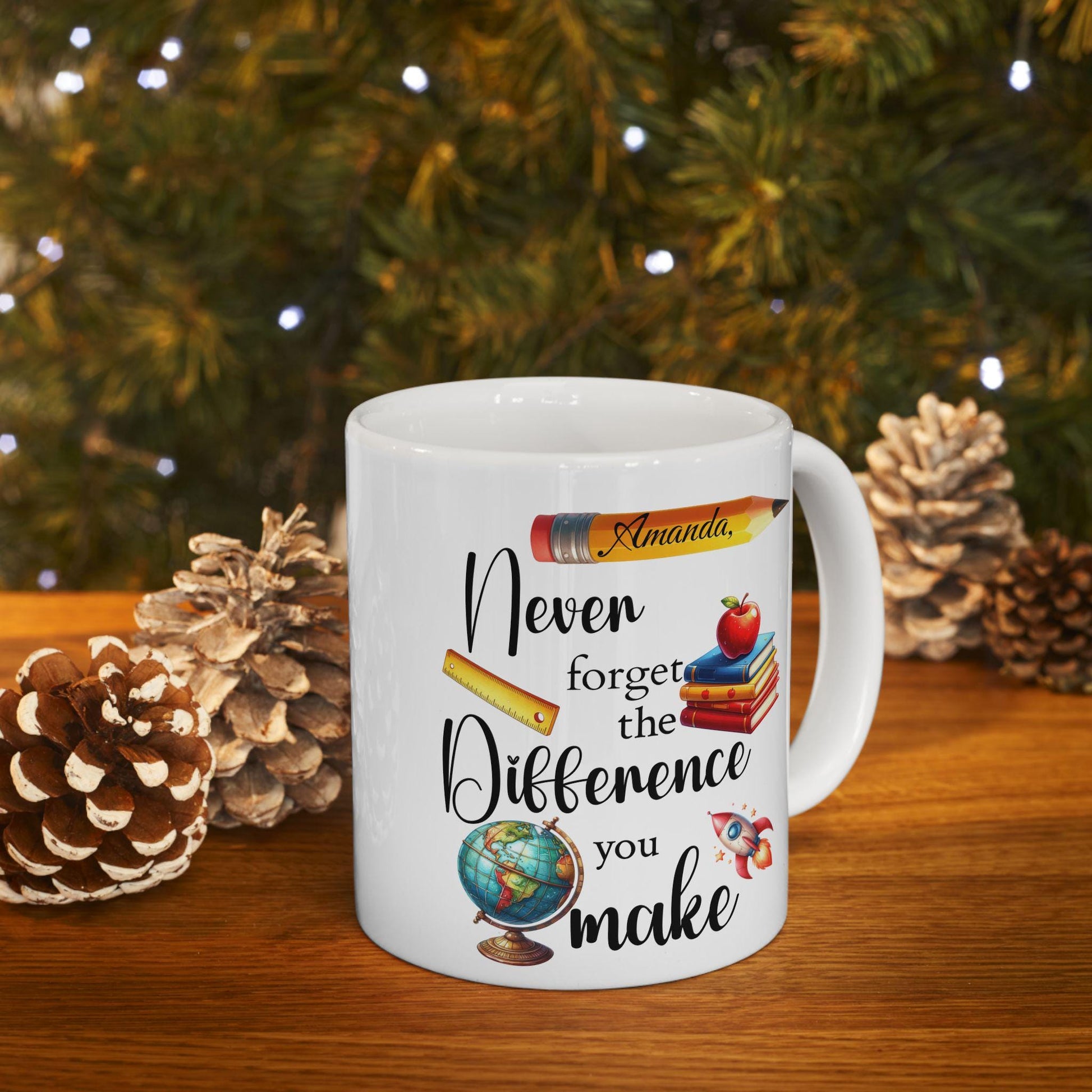 Personalized Teacher Gift - Ceramic Mug for Teachers