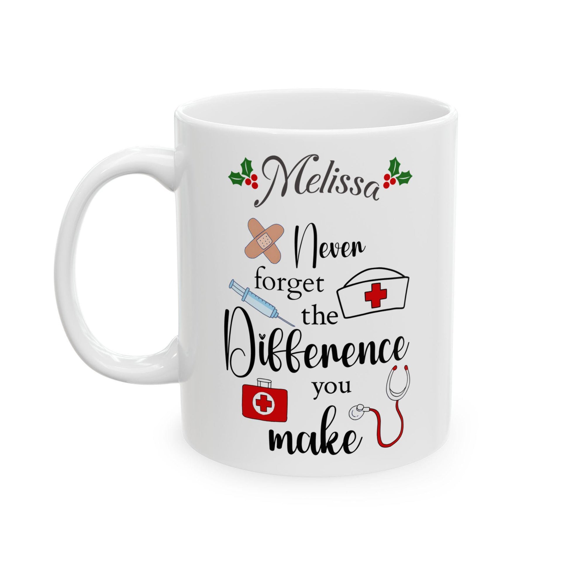 Personalized Gift - Ceramic Mug for Nurses