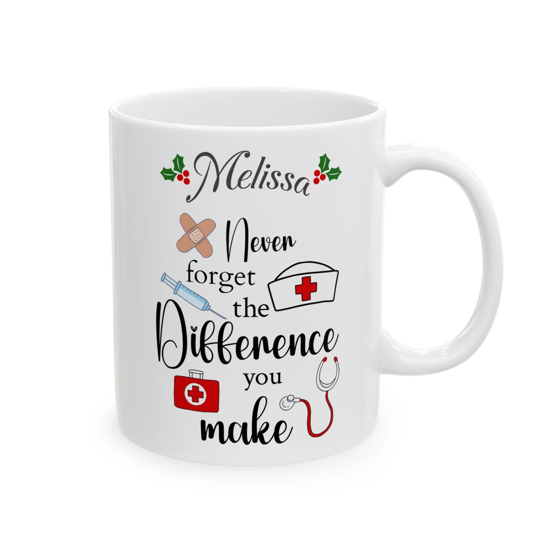 Personalized Gift - Ceramic Mug for Nurses