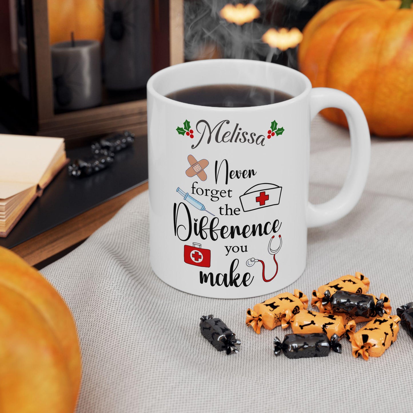 Personalized Gift - Ceramic Mug for Nurses