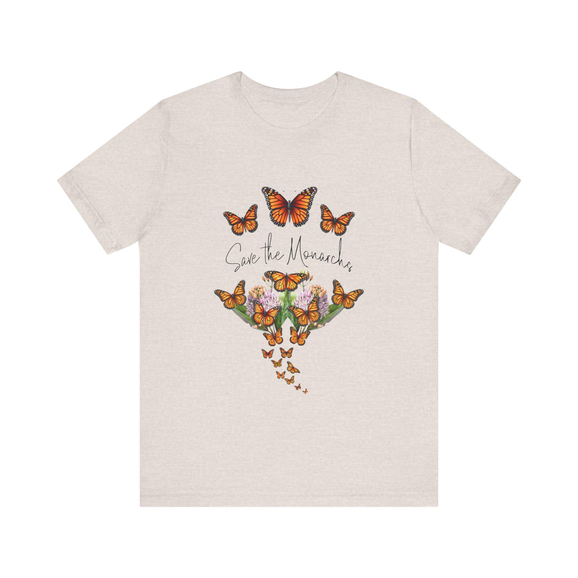 Monarch Butterfly Awareness Tee, Save the Monarchs Shirt, Plant Milkweed Tshirt, Endangered Species Awareness Top, Butterfly Lover Gift