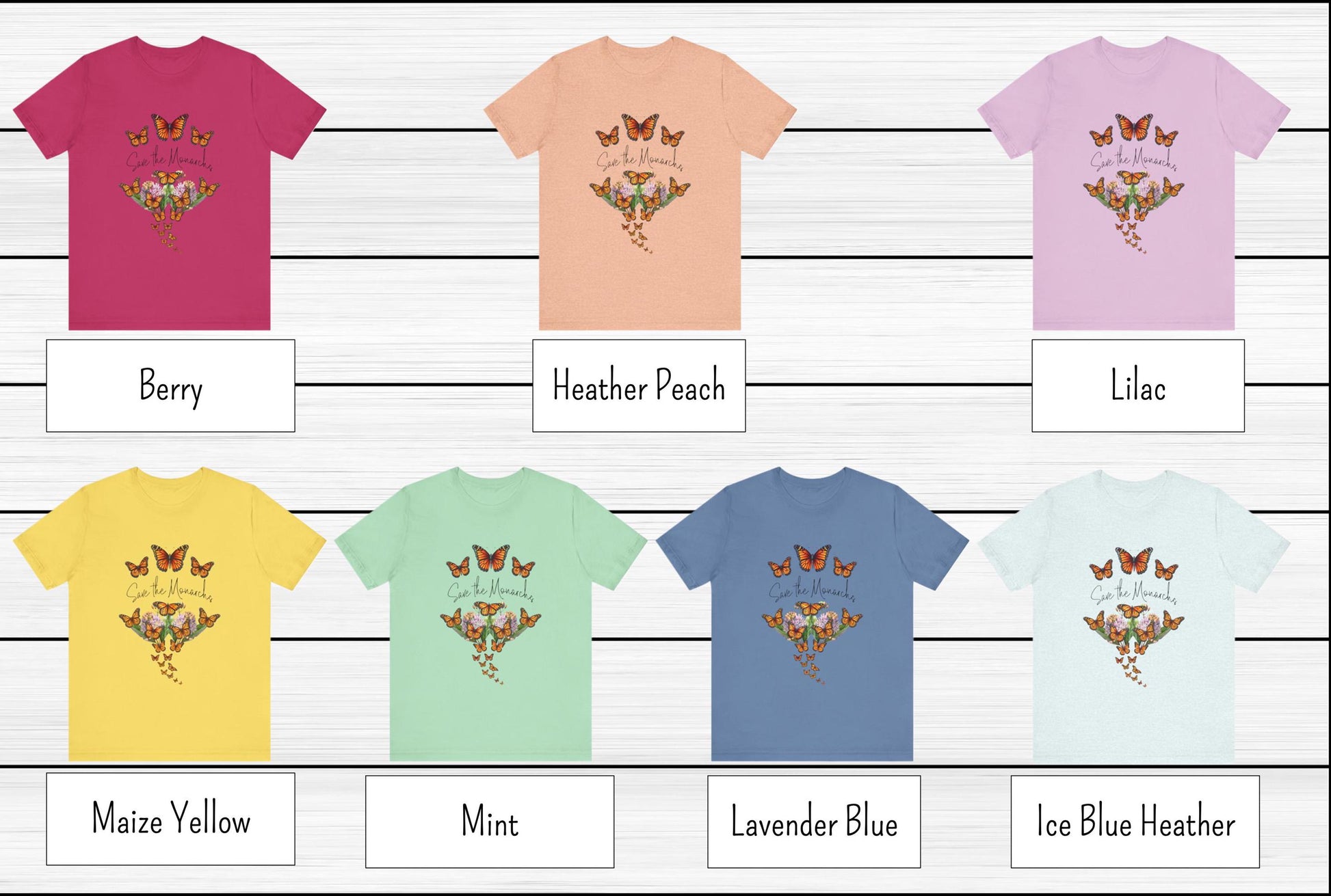 Monarch Butterfly Awareness Tee, Save the Monarchs Shirt, Plant Milkweed Tshirt, Endangered Species Awareness Top, Butterfly Lover Gift