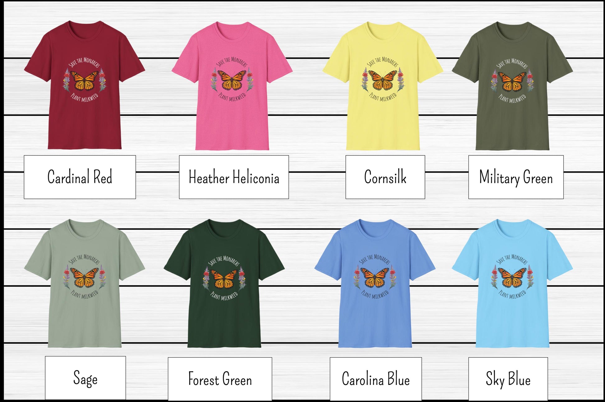 Monarch Butterfly T-shirt - Butterfly Conservation T-Shirt