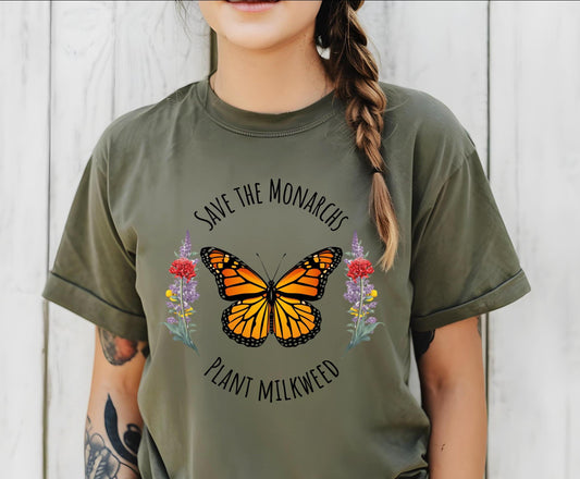 Monarch Butterfly T-shirt - Butterfly Conservation T-Shirt