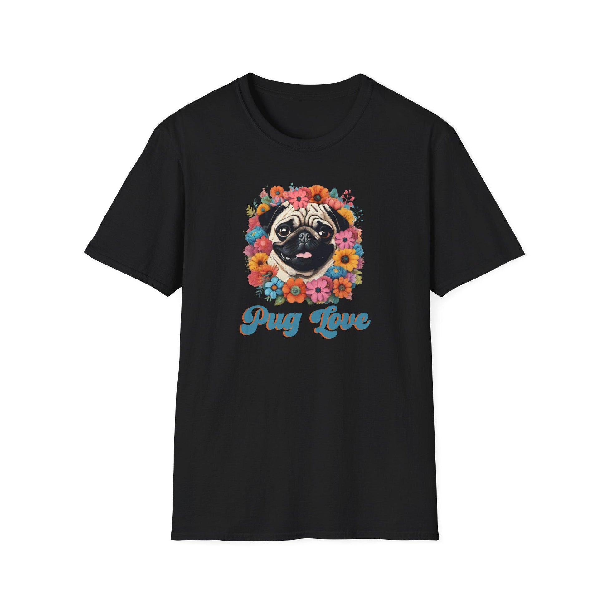Pug Love Retro Tee