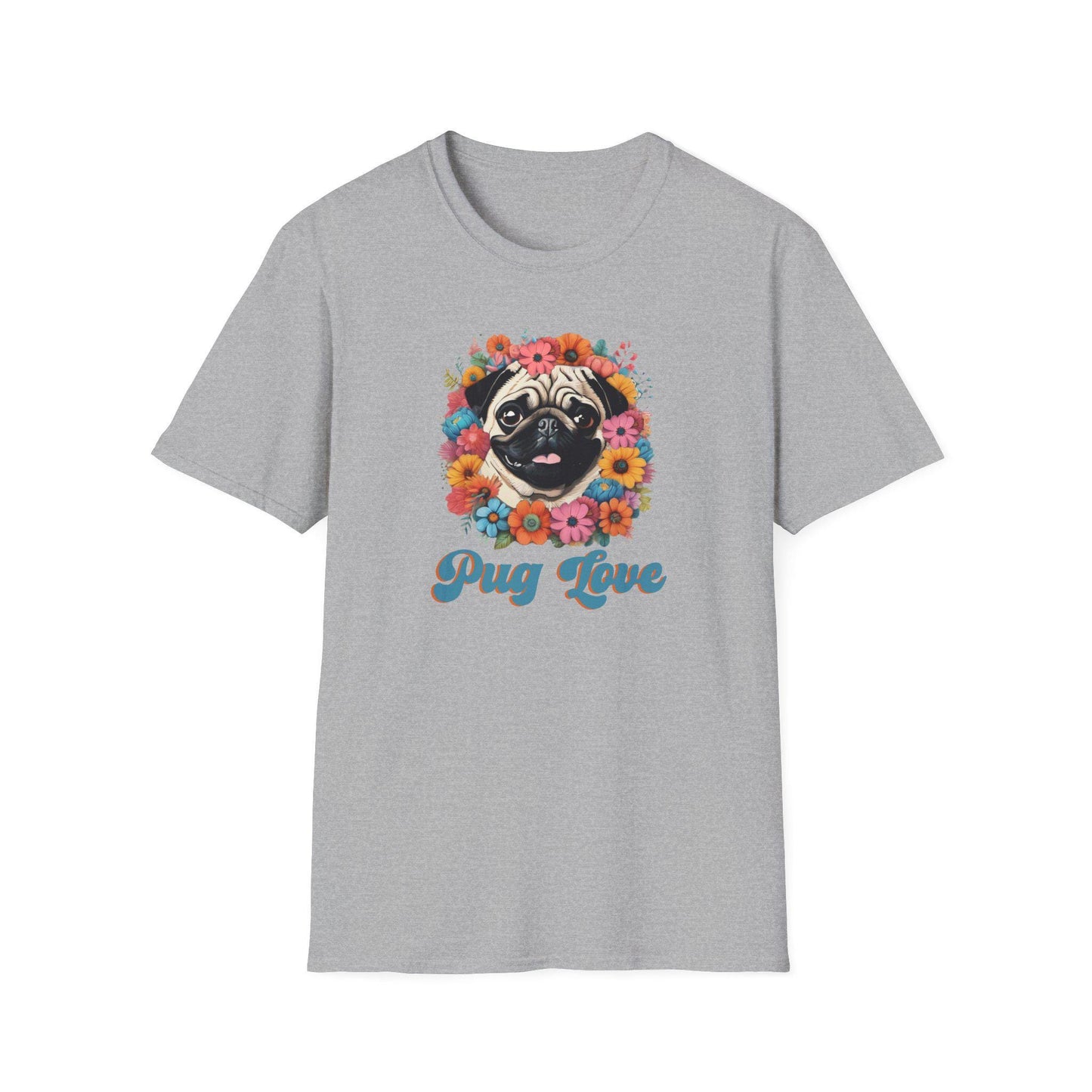 Pug Love Retro Tee