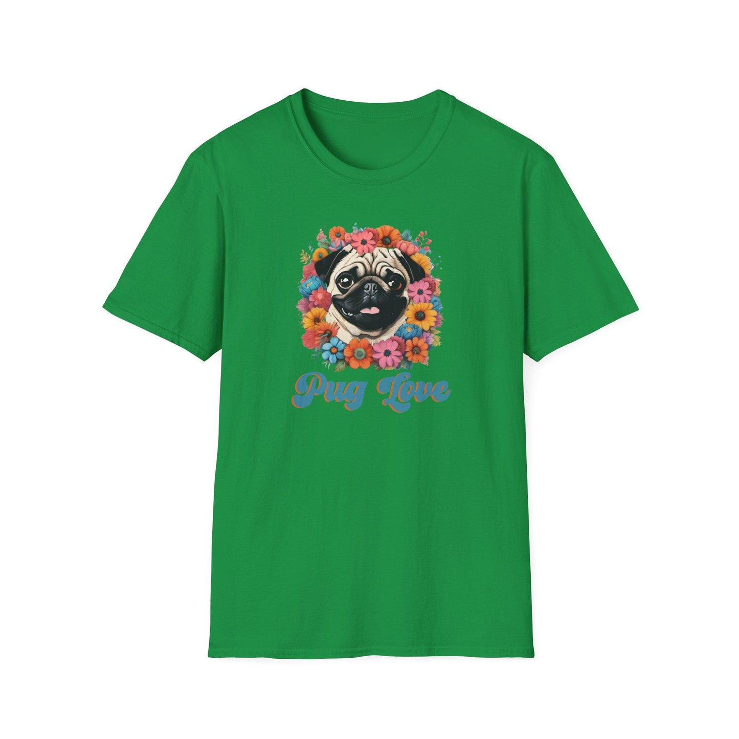 Pug Love Retro Tee